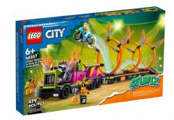LEGO CITY STUNTZ - CAMION CASCADEUR ET CERCLE DE FEU  #60357